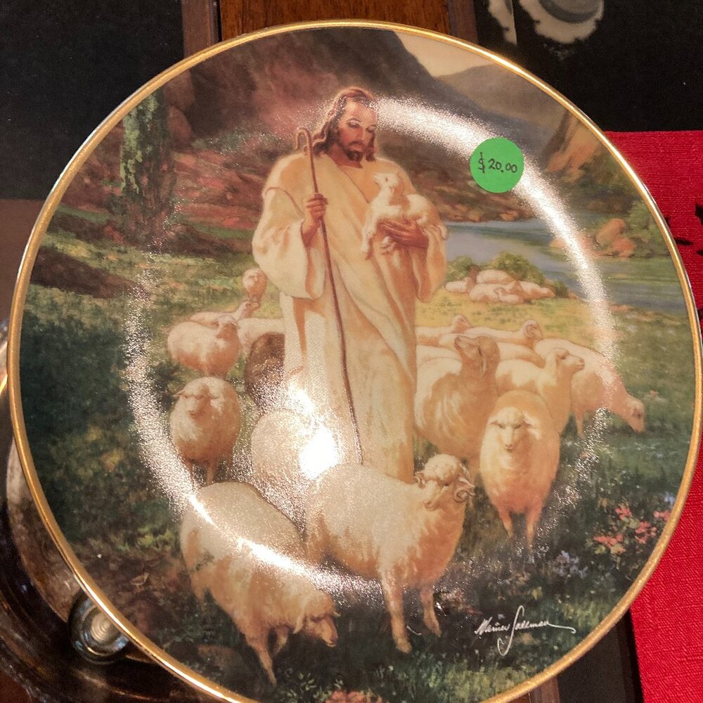 Jesus, The Good Shepherd - Hamilton Collection Limited Edition Decorative Plate